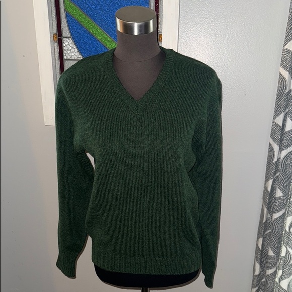 Puritan Sea Rover 100% Wool V Neck Sweater - Picture 1 of 6